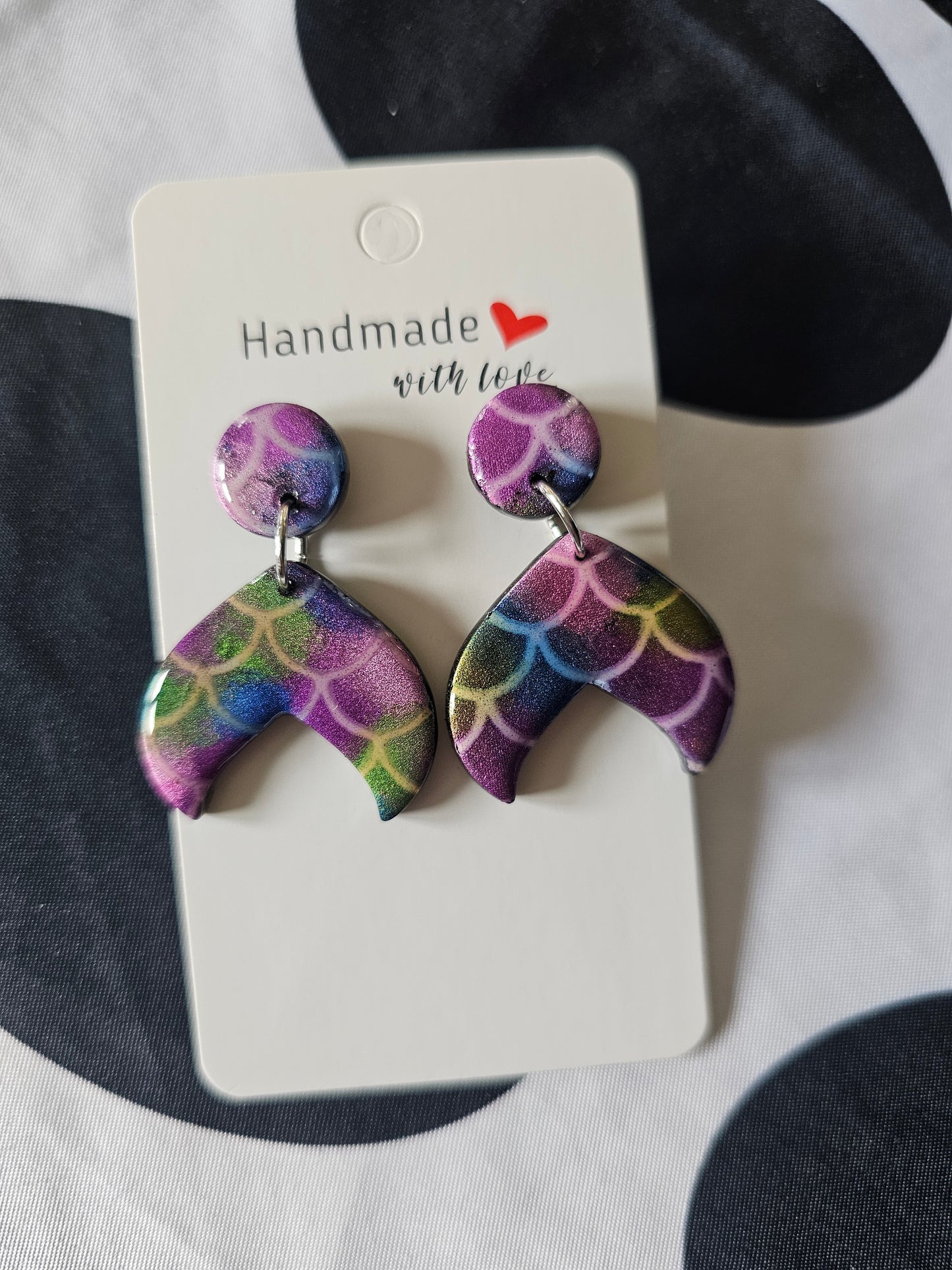 Dangly mermaid earrings