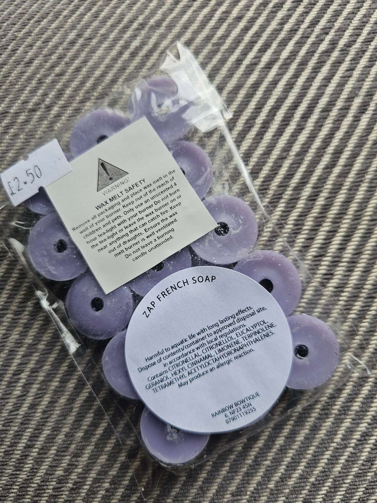 Zap french soap wax melts