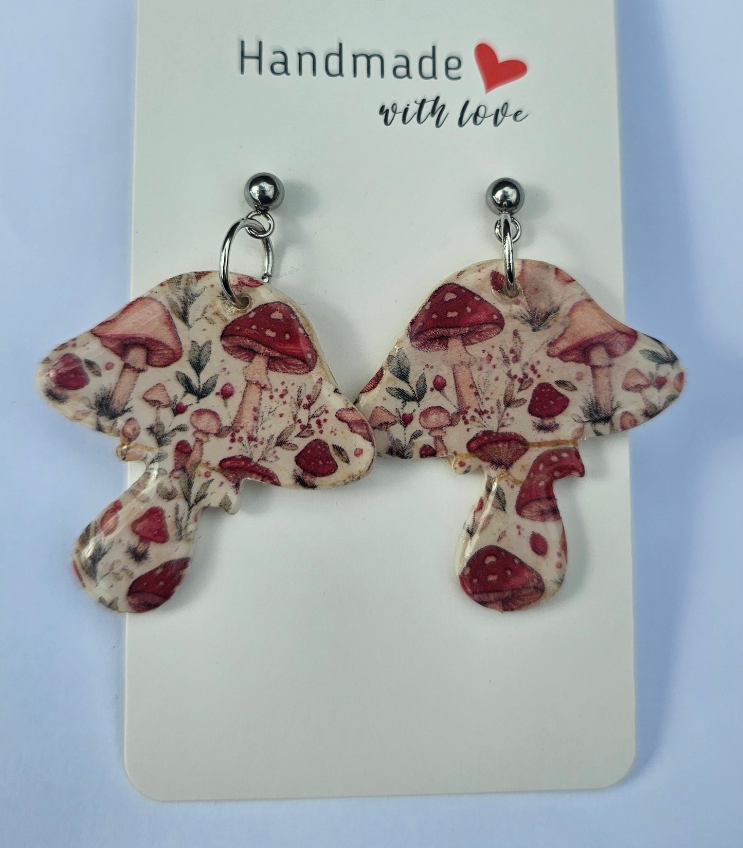 Mushroom earrings