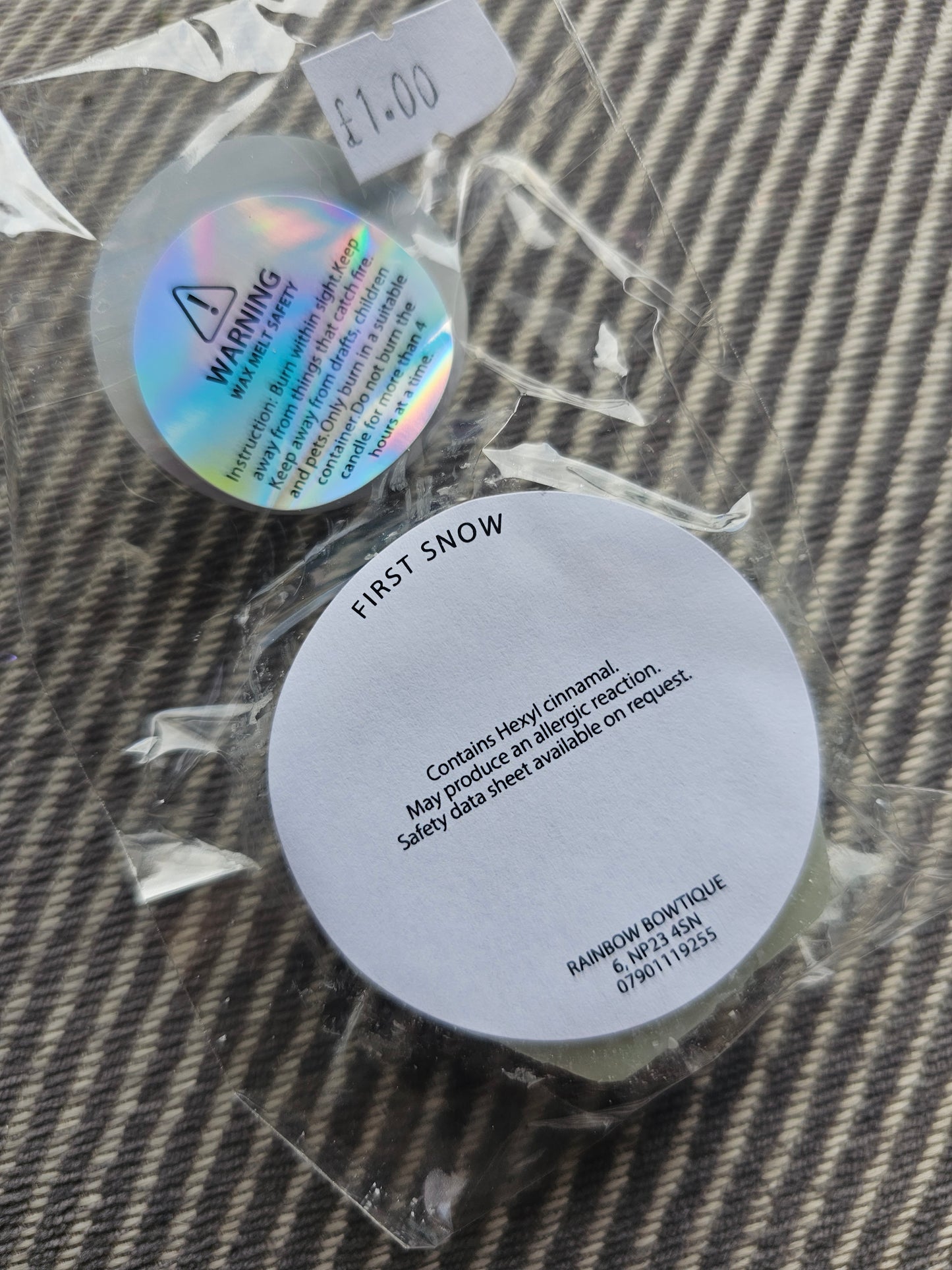 First snow honeycomb wax melts