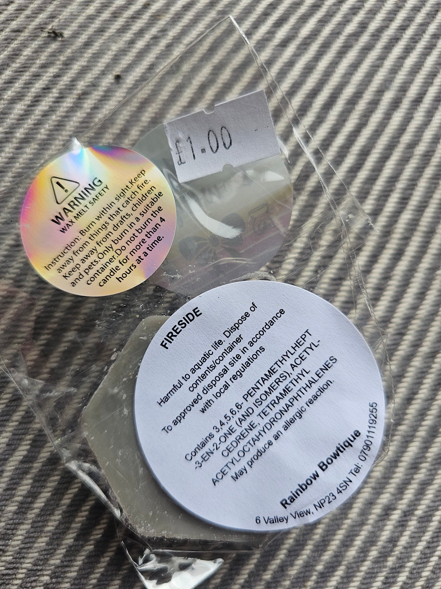 Fireside honeycomb wax melt