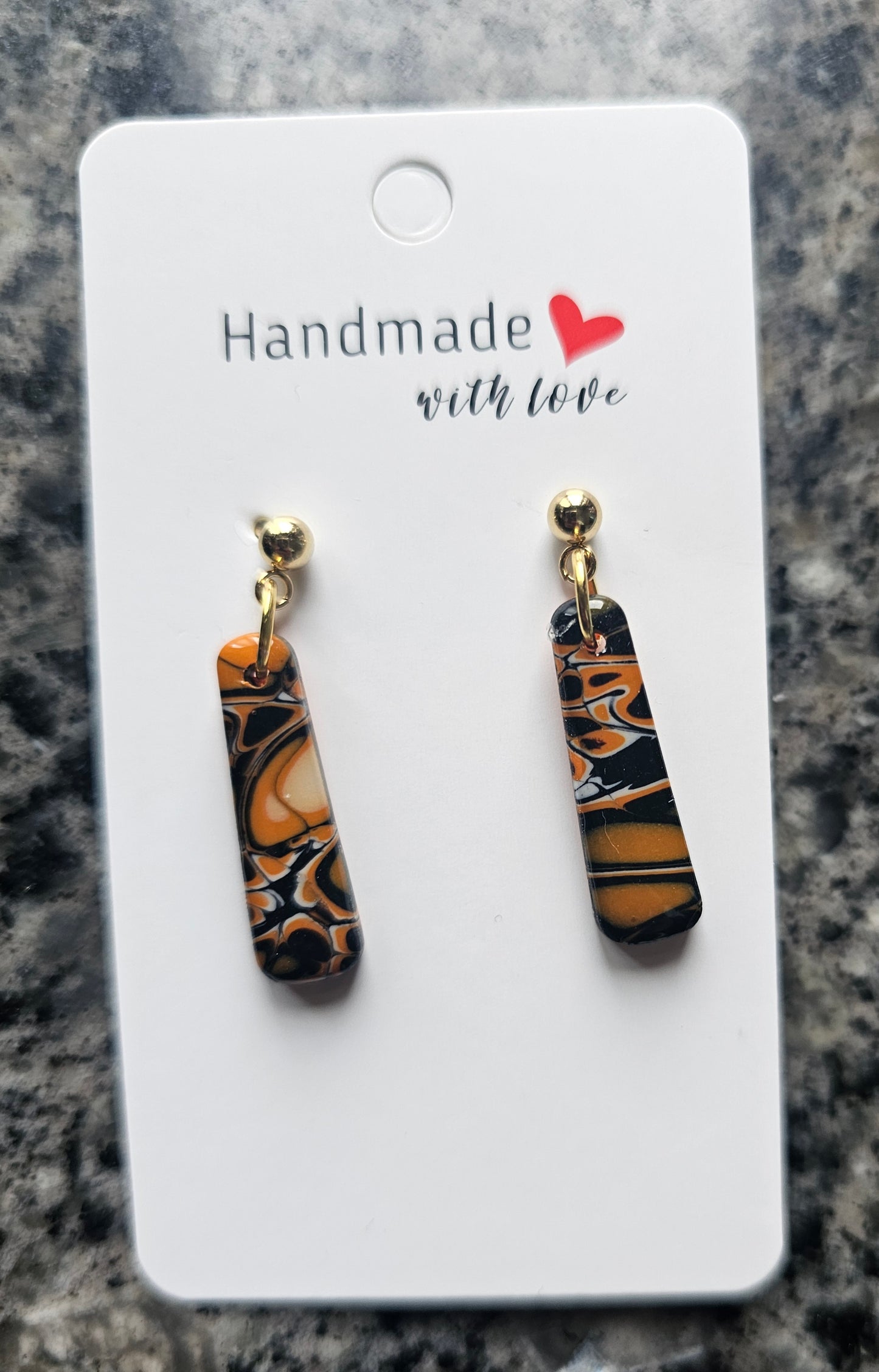 Autumnal drop earrings