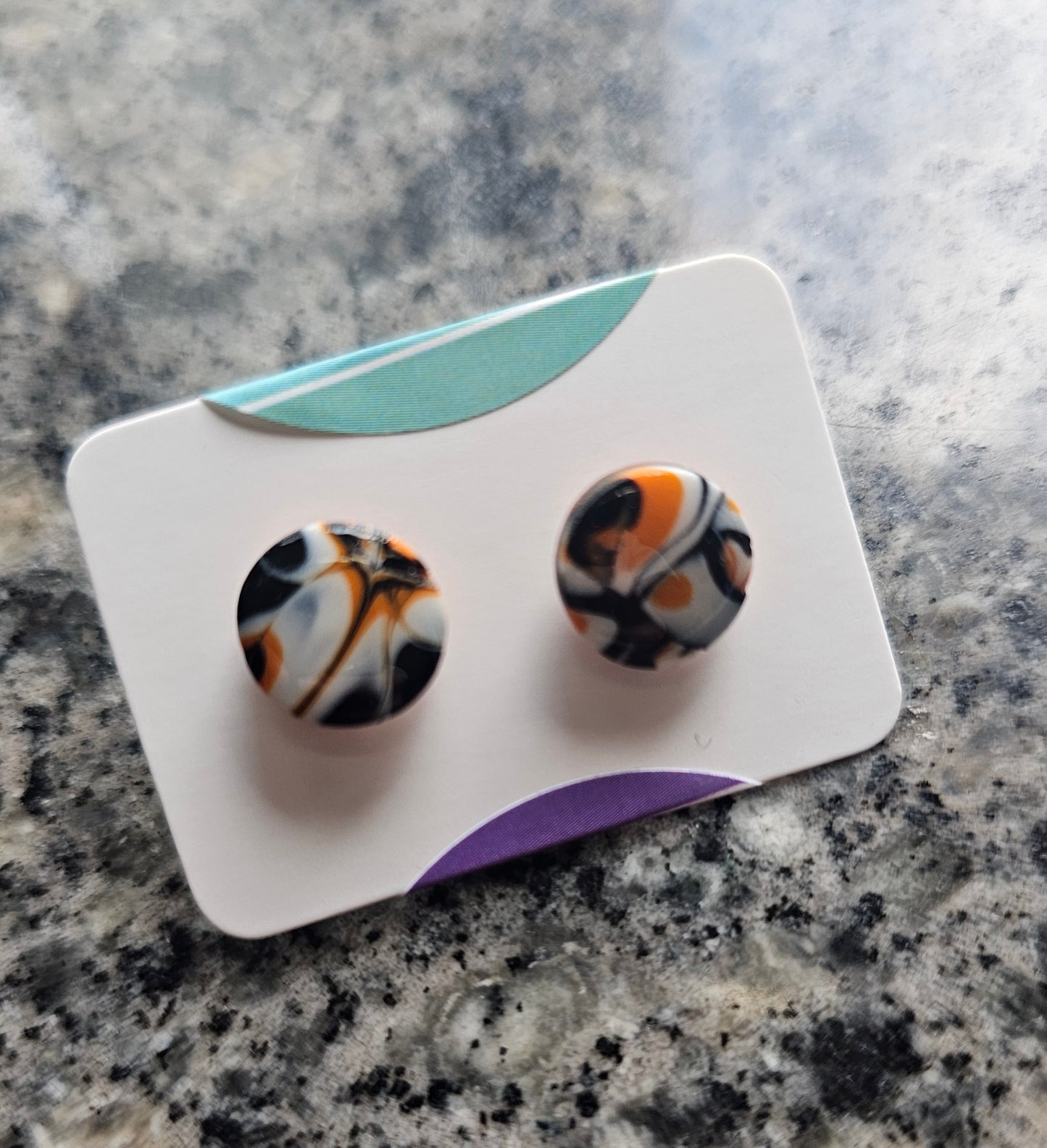 Autumnal stud earrings