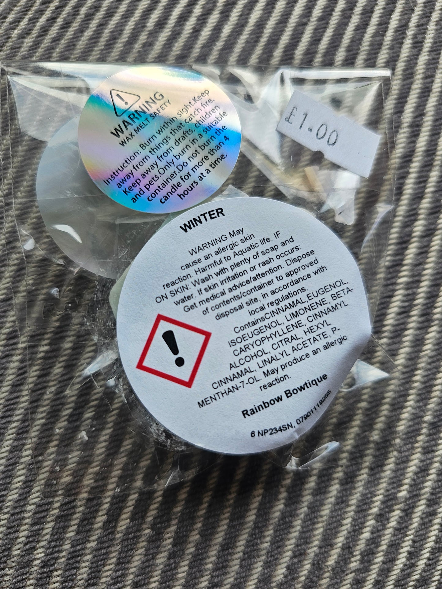 Winter wax melt honeycomb