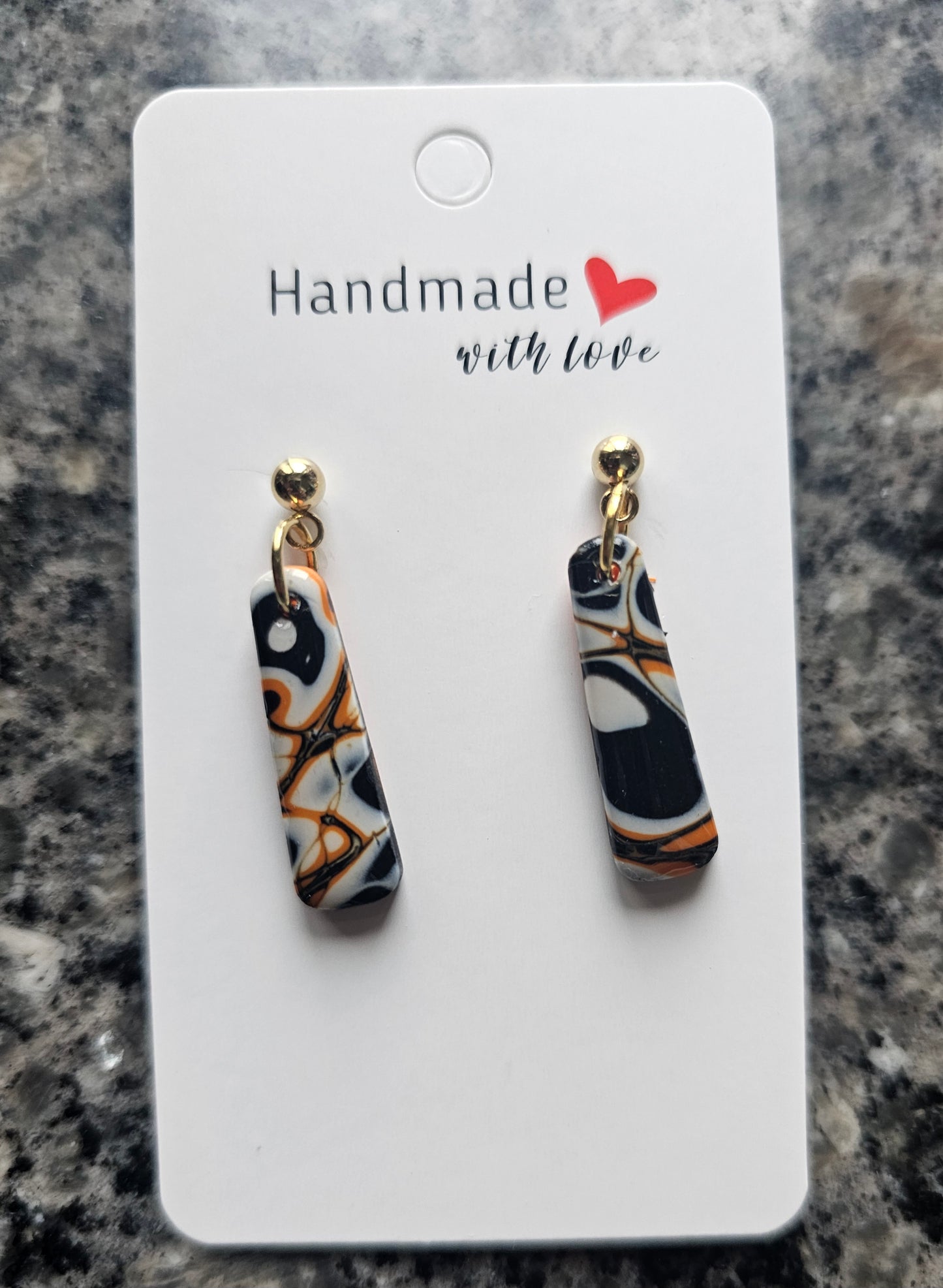 Autumnal drop earrings