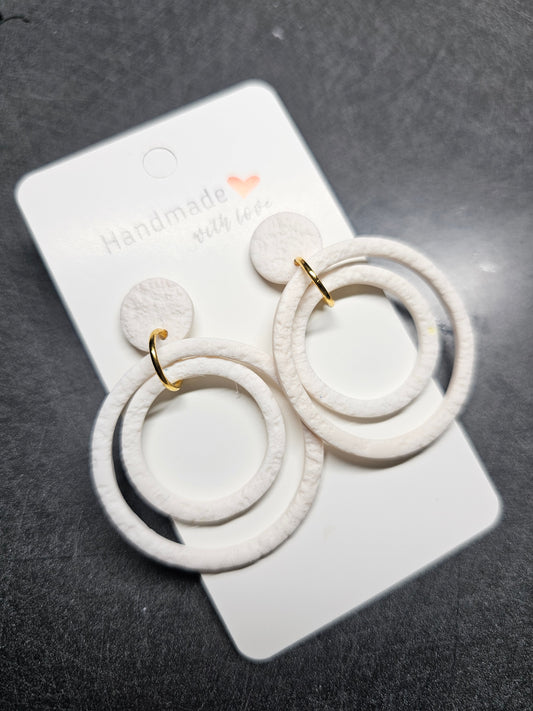 Double hoop earrings