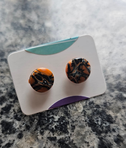 Autumnal stud earrings