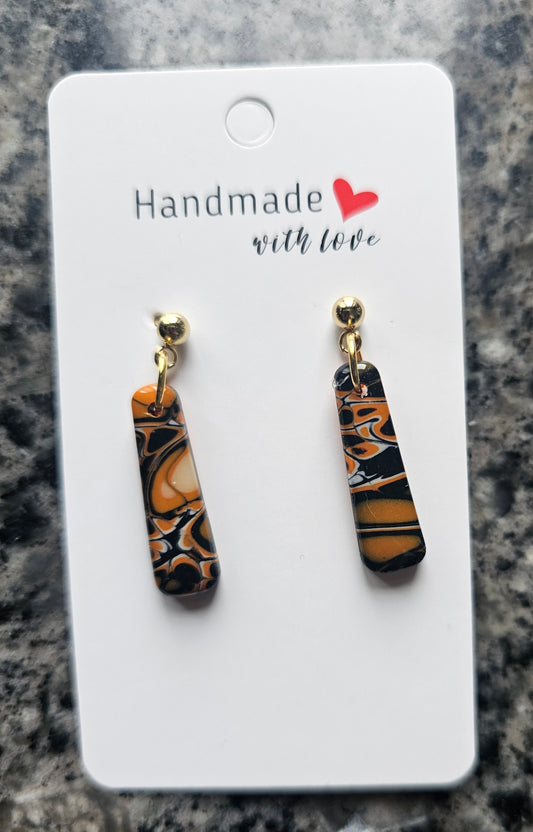 Autumnal drop earrings