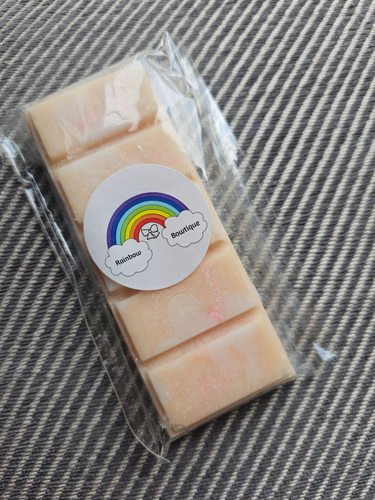 Peaches and cream wax melt bar