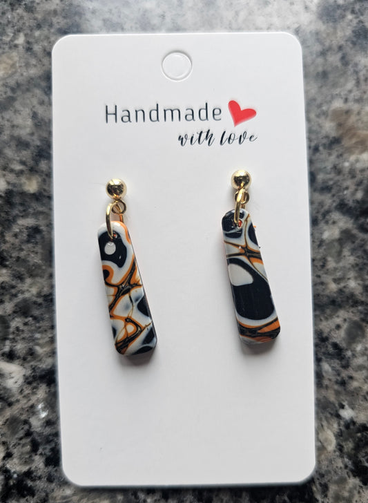 Autumnal drop earrings