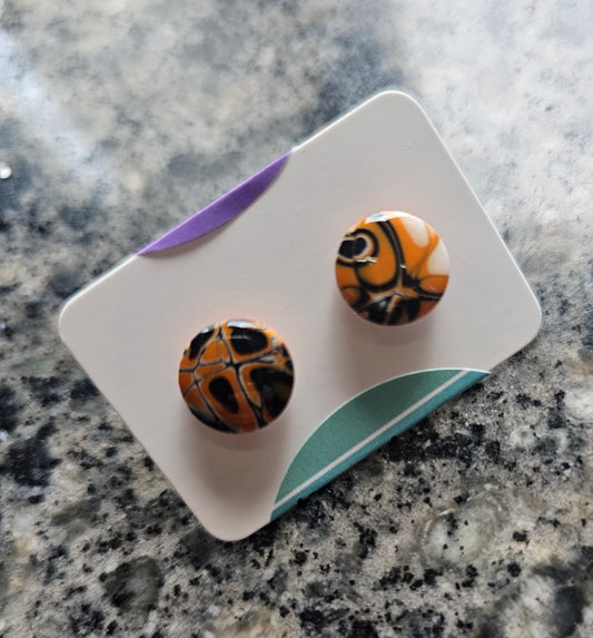 Autumnal stud earrings